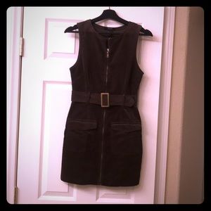 Army green velvet jumper